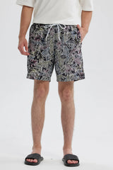 Short de Baño Hombre Full Rapport Blanco / Negro
