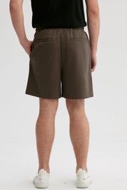 Bermuda Hombre Textura Con Bolsillo Verde