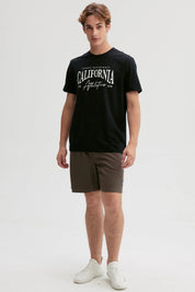 Bermuda Hombre Textura Con Bolsillo Verde