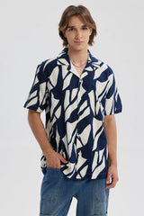 Camisa Hombre Rapport Azul