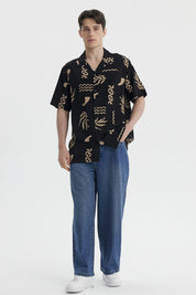 Camisa Hombre Rapport Negro