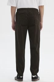 Pantalón Hombre Jogger Twill Café Oscuro
