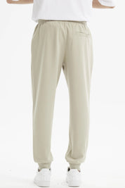 Pantalón Buzo Hombre Jogger Básico Beige Oscuro
