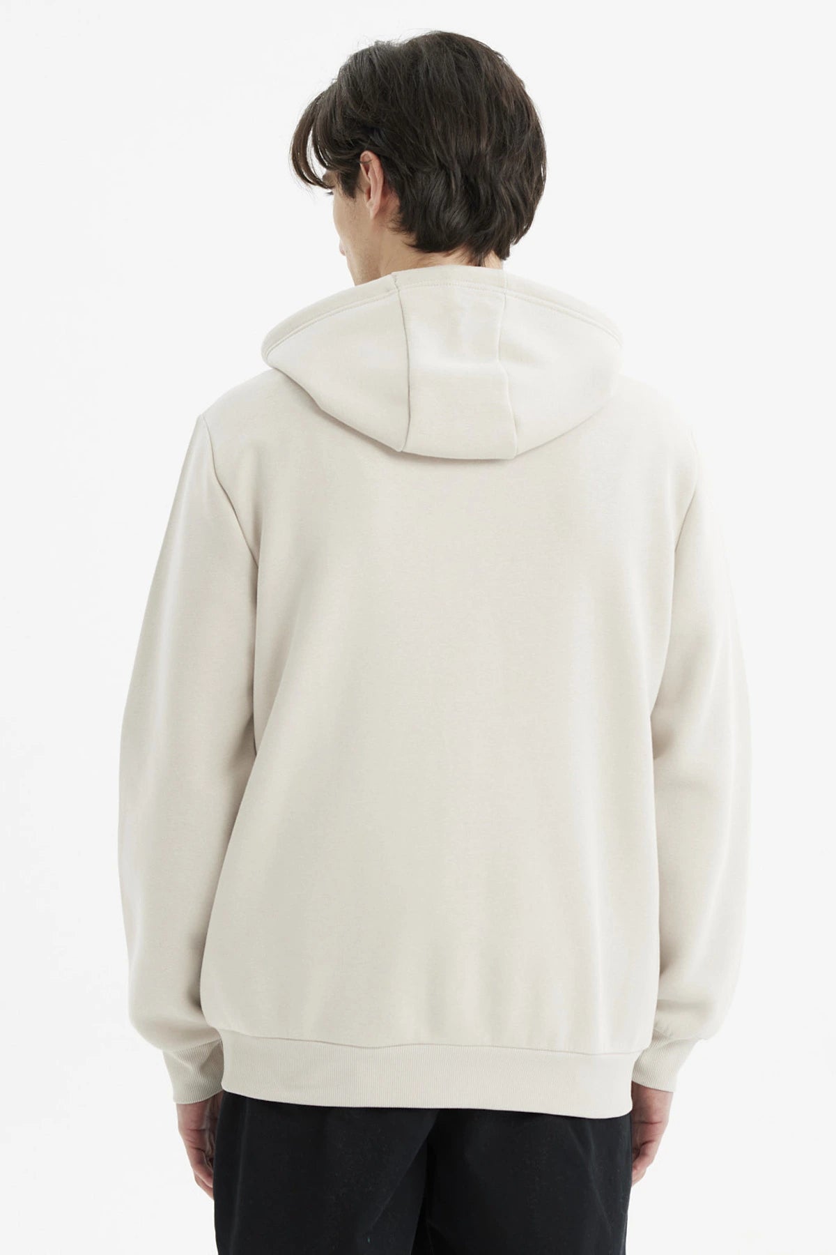 Polerón Hombre Full Zipper Basico Beige