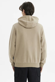 Polerón Hombre Full Zipper Basico Kaki