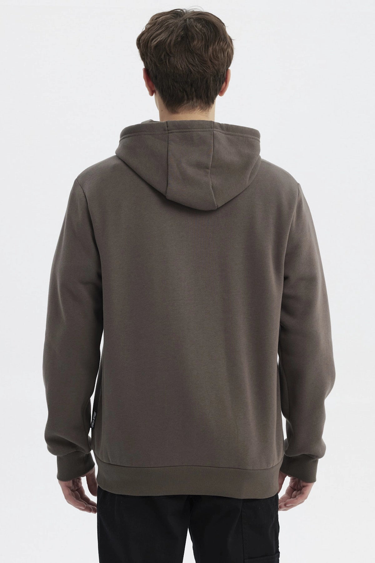 Polerón Hombre Full Zipper Basico Acero
