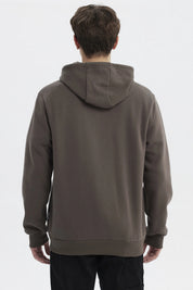 Polerón Hombre Full Zipper Basico Acero