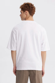 Polera Hombre Overside Fit Blanco