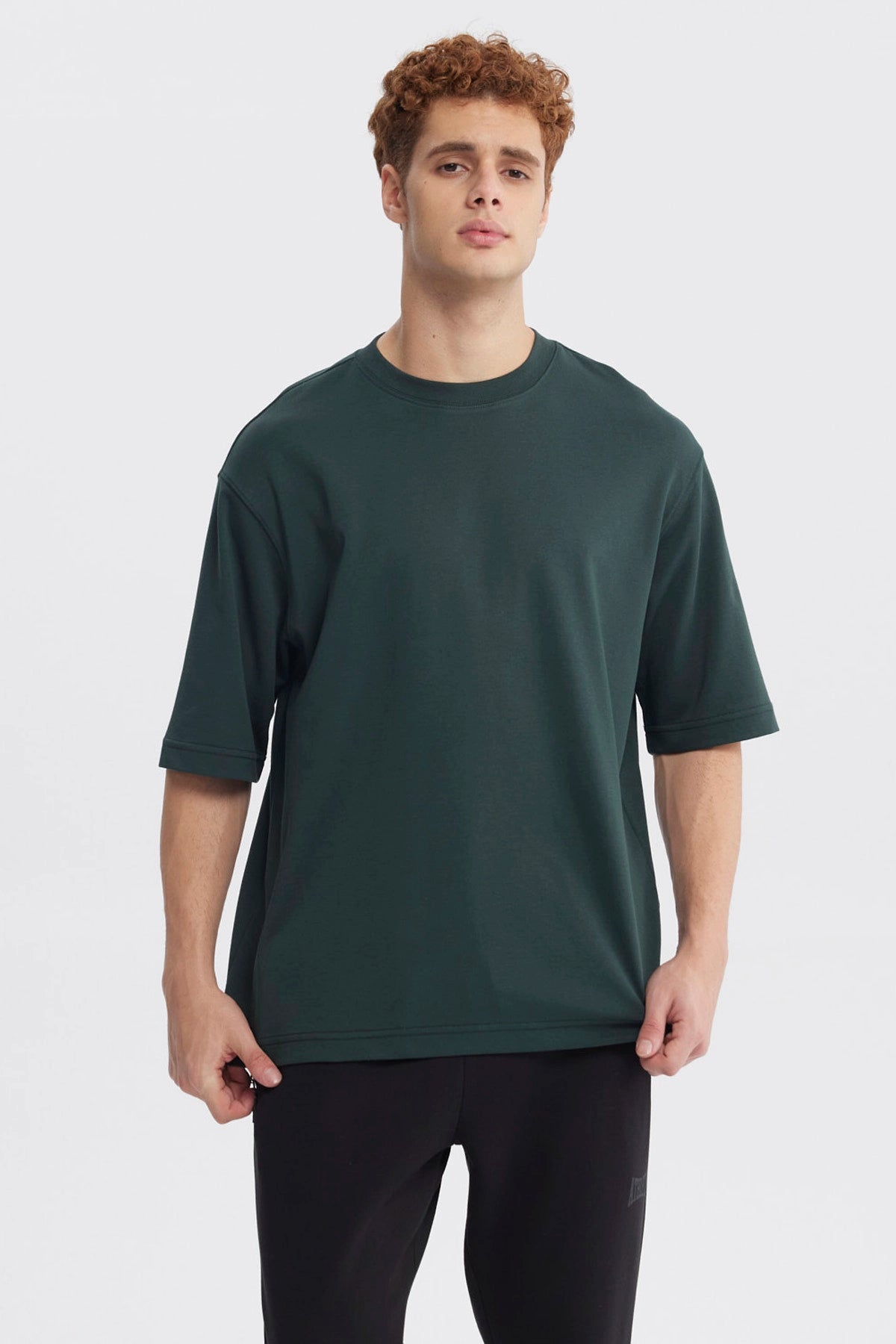 Polera Hombre Loose Fit Petroleo