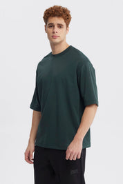 Polera Hombre Loose Fit Petroleo