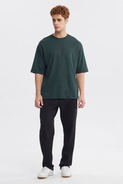 Polera Hombre Loose Fit Petroleo