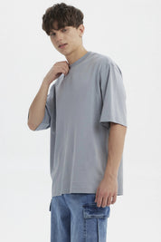 Polera Hombre Overside Fit Celeste