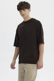 Polera Hombre Overside Fit Chocolate