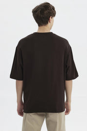 Polera Hombre Overside Fit Chocolate