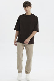 Polera Hombre Overside Fit Chocolate
