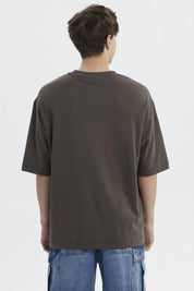 Polera Hombre Overside Fit Acero