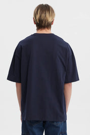 Polera Hombre Oversize Azul