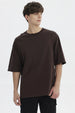 Polera Hombre Oversize Chocolate