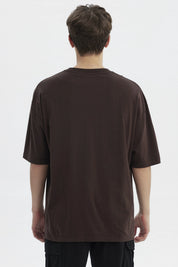Polera Hombre Oversize Chocolate