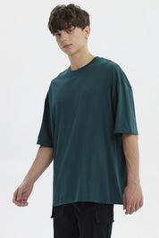 Polera Hombre Oversize Verde