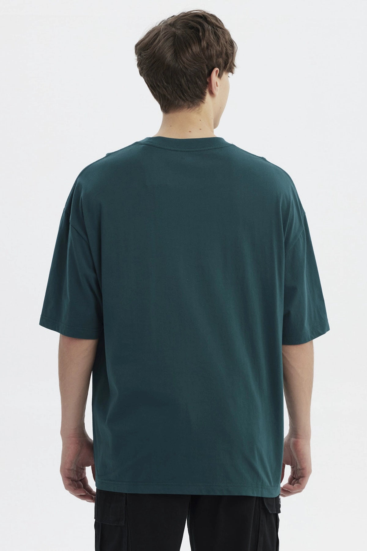 Polera Hombre Oversize Verde