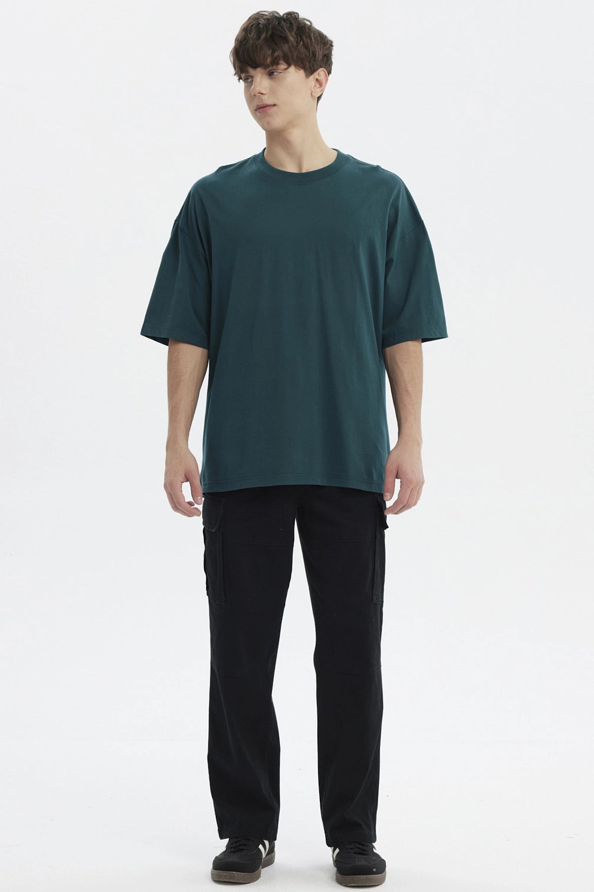 Polera Hombre Oversize Verde