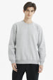 Polerón Hombre Básico Gris Melange