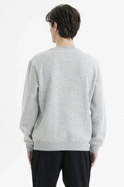 Polerón Hombre Básico Gris Melange