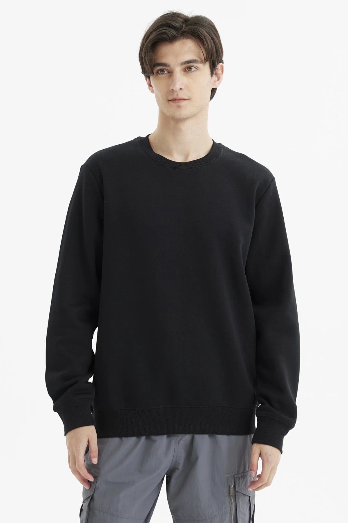 Polerón Hombre Básico Negro