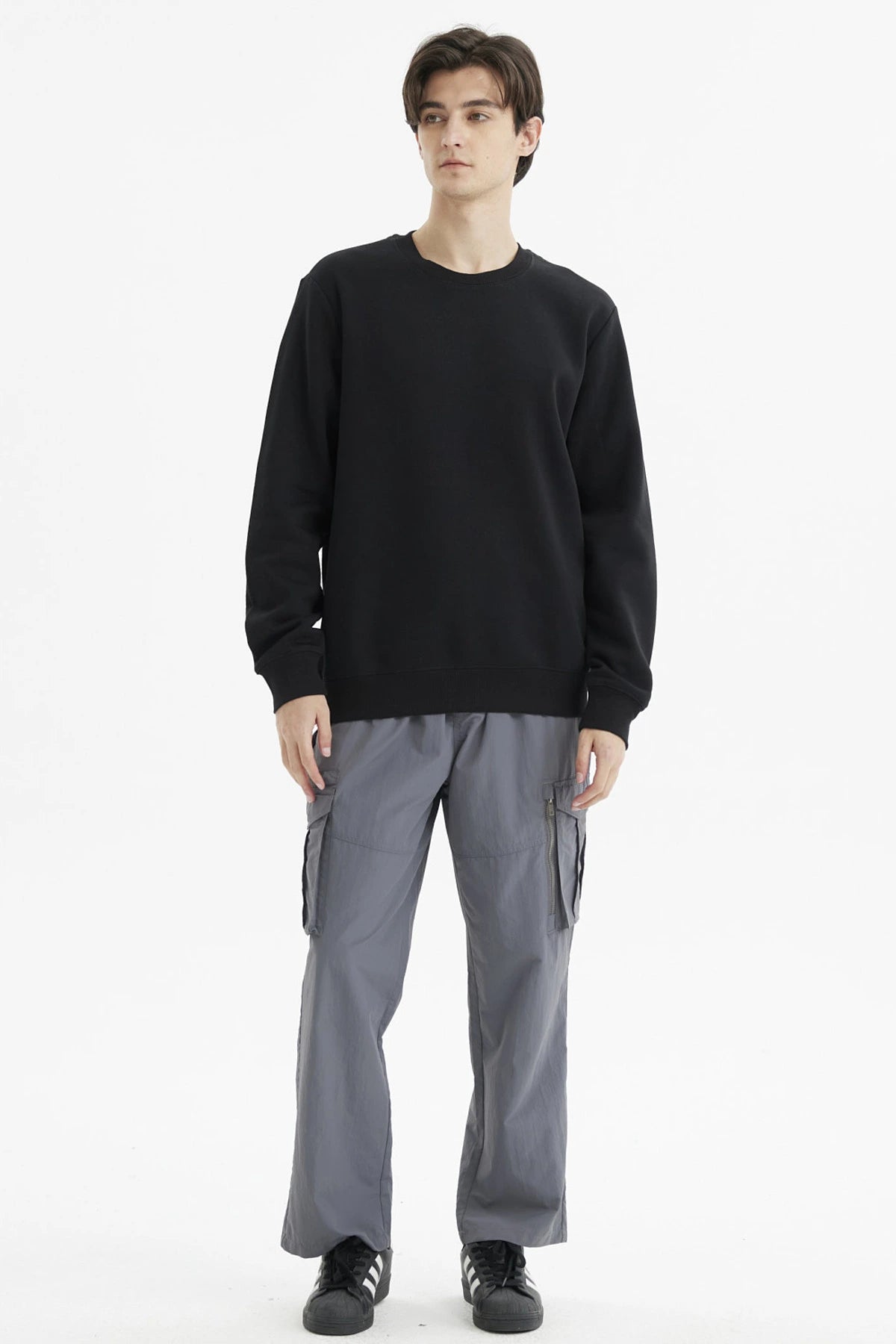 Polerón Hombre Básico Negro