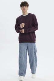 Polerón Hombre Básico Morado