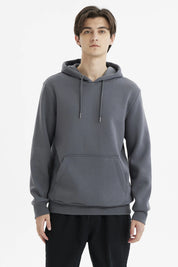 Polerón Hombre Hoodie Básico Marengo