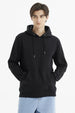Polerón Hombre Hoodie Básico Negro