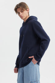 Polerón Hombre Hoodie Básico Azul
