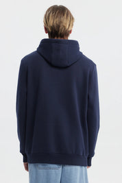 Polerón Hombre Hoodie Básico Azul
