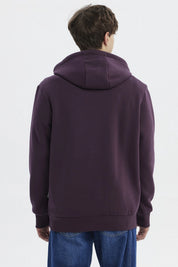 Polerón Hombre Hoodie Básico Morado