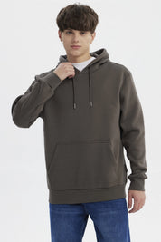 Polerón Hombre Hoodie Básico Acero