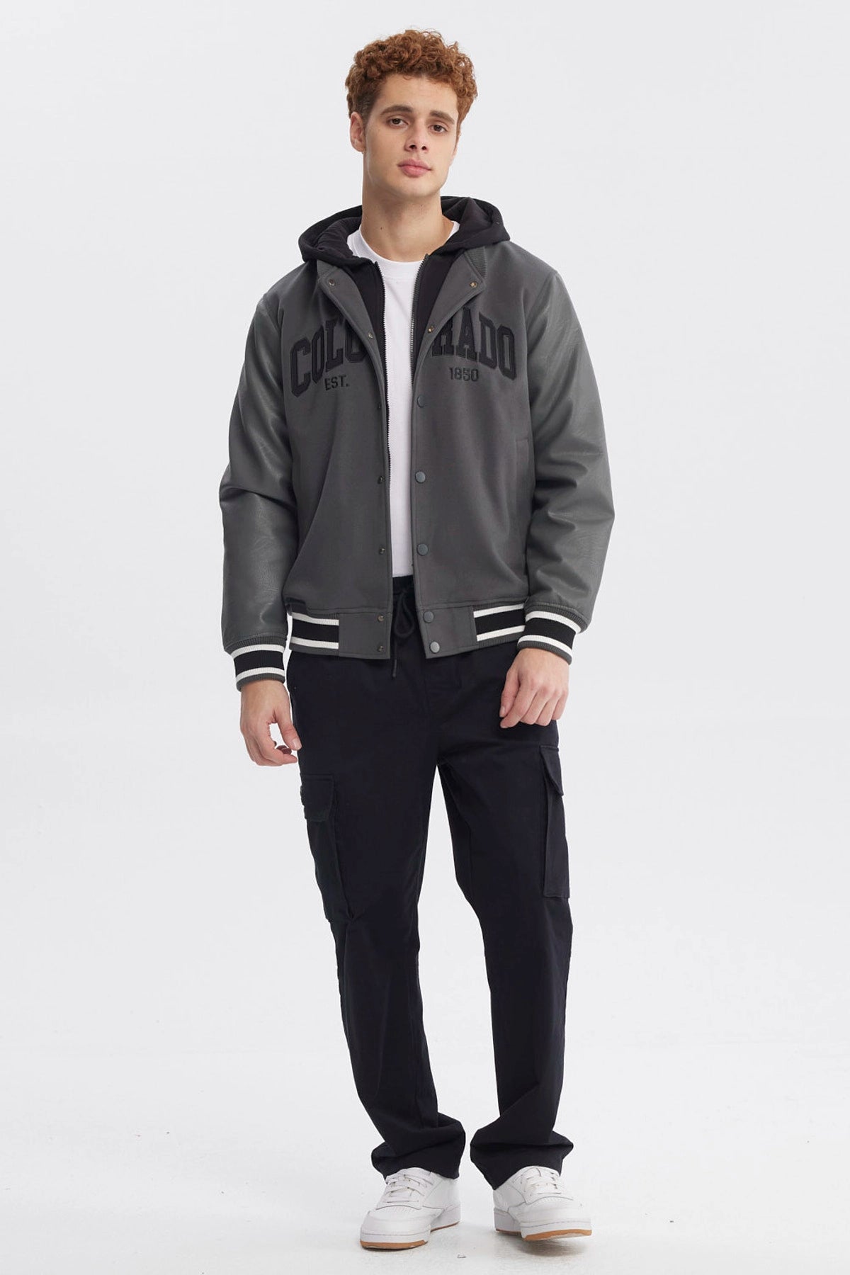 Chaqueta Hombre Slim Juvenil Marengo