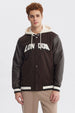 Chaqueta Hombre Slim Juvenil Chocolate
