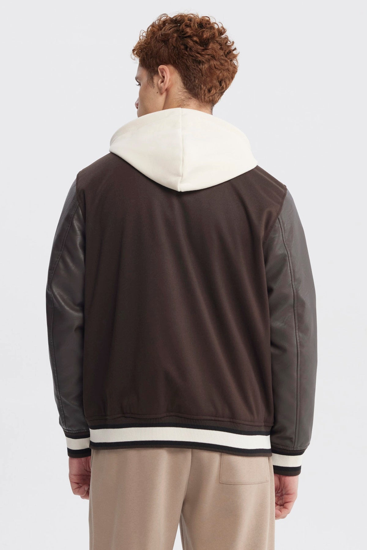 Chaqueta Hombre Slim Juvenil Chocolate