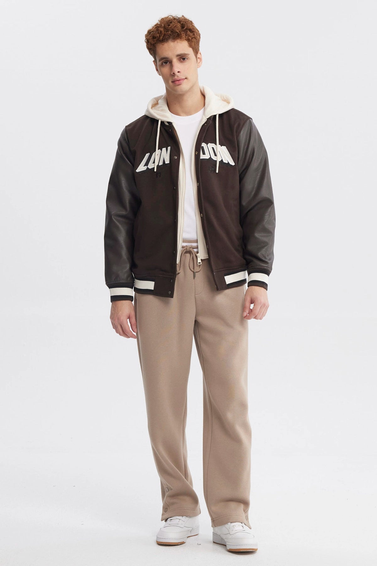 Chaqueta Hombre Slim Juvenil Chocolate