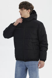 Parka Hombre Slim Negro