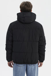 Parka Hombre Slim Negro