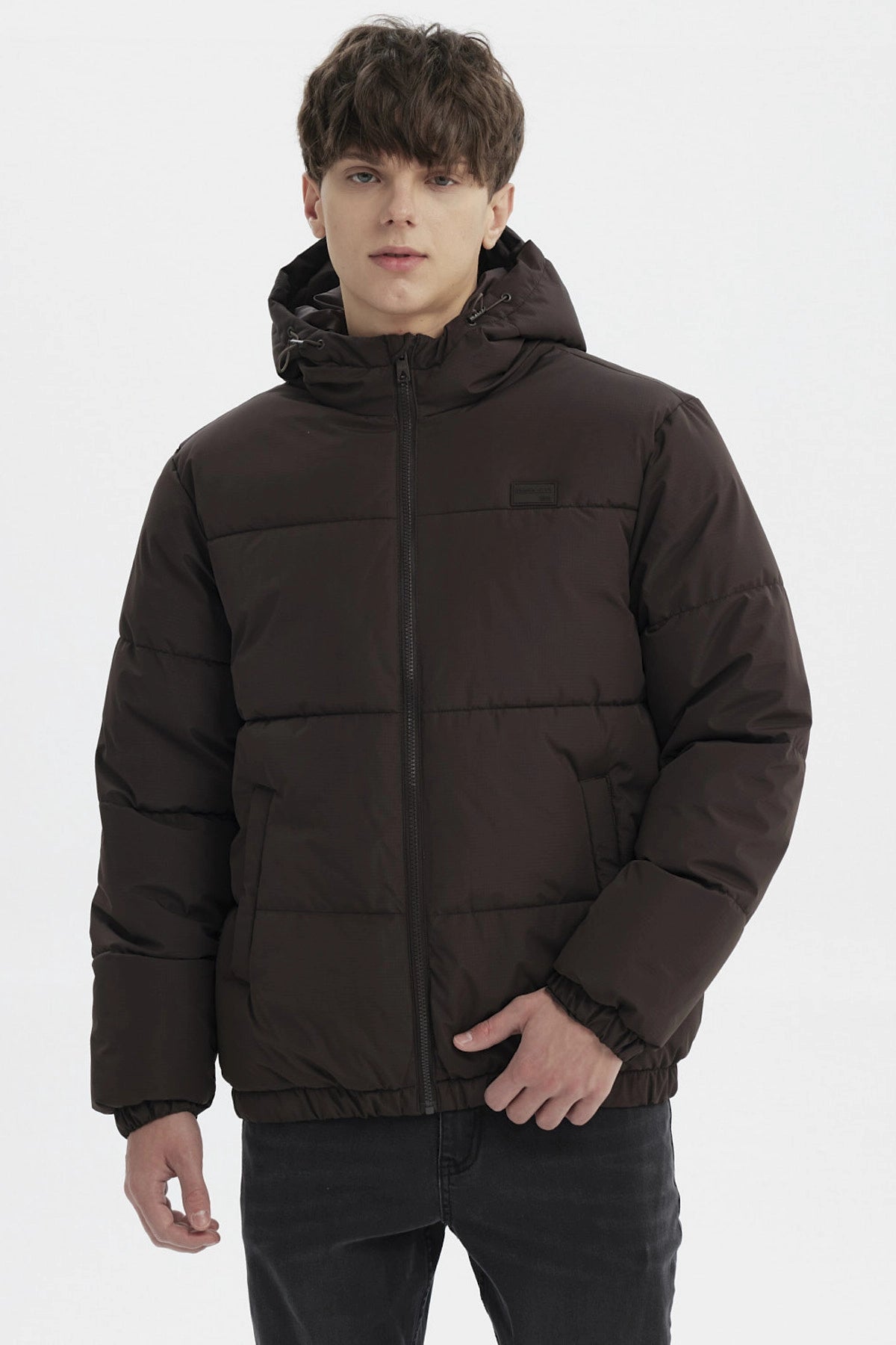 Parka Hombre Slim Chocolate