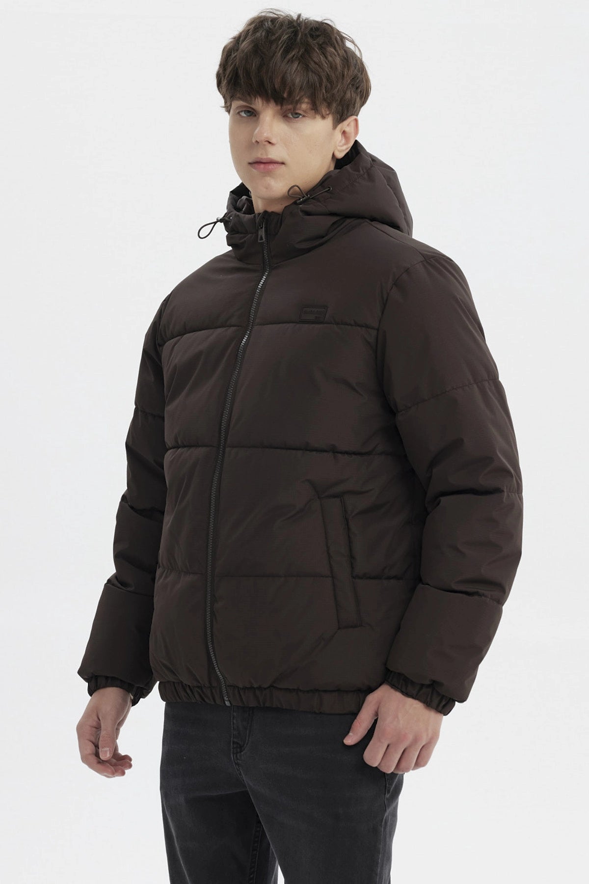 Parka Hombre Slim Chocolate