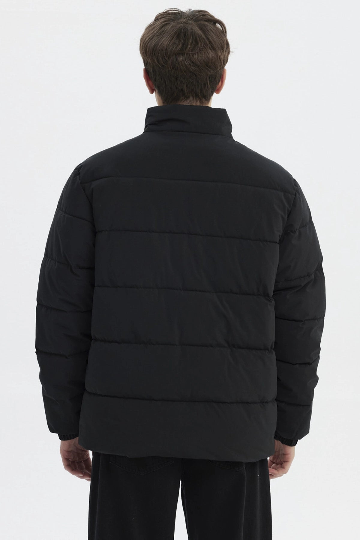 Parka Hombre Slim Negro