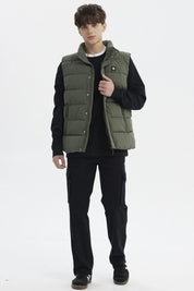 Parka Hombre Slim Verde Militar