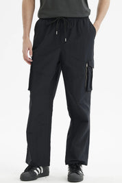 Pantalón Hombre Cargo Parachute Negro