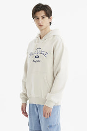 Polerón Hombre Hoodie Print Frontal Beige