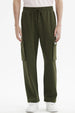 Pantalón Buzo Hombre Jogger Verde Militar